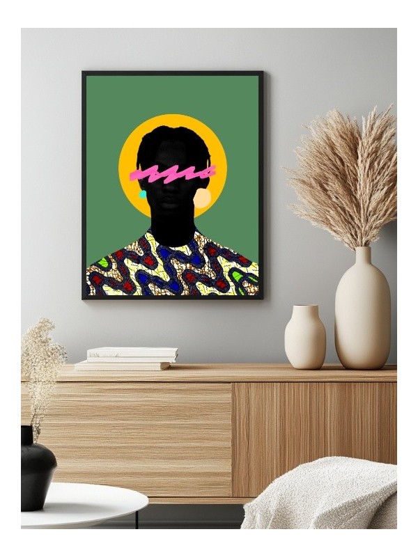 Framed poster - Lumbara (Wax pop art)