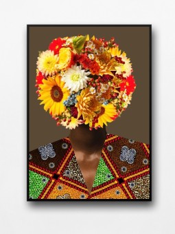 Framed poster - Asamara (Wax pop art)