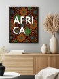 Framed poster - Africa wax