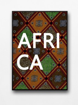 Framed poster - Africa wax