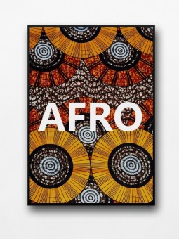Affiche encadrée - Afro wax