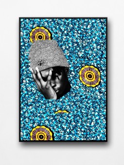 Affiche encadrée - Bahemba (Wax pop art)