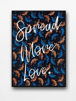 Affiche encadrée - Spread more love wax