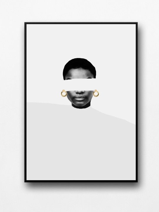 Framed poster - Afro Néon-Accueil-OUESO