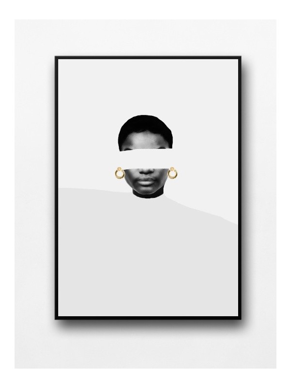 Framed poster - Afro Néon