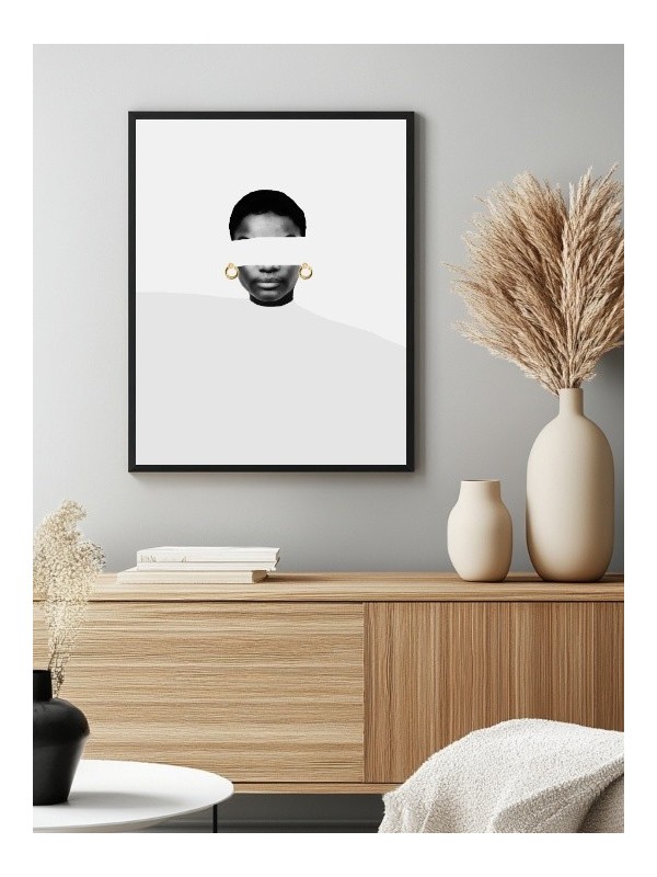 Framed poster - Afro Néon