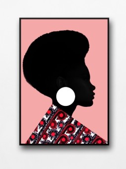 Framed poster - Wakanda (Wax pop art)