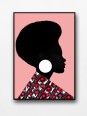 Affiche encadrée - Wakanda (Wax pop art)