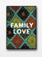 Framed poster - Family love wax