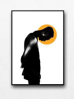 Framed poster - Afro Gazi