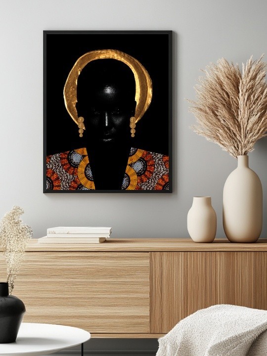 Affiche encadrée - Auréa Celesta (Wax pop art)-Accueil-OUESO