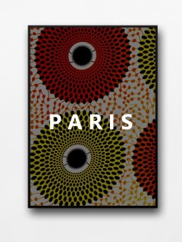 Framed poster - Paris wax