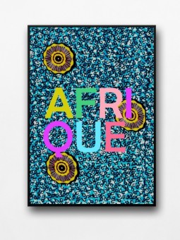 Affiche encadrée - Afrique wax