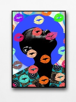 Framed poster - Afro Lolaura