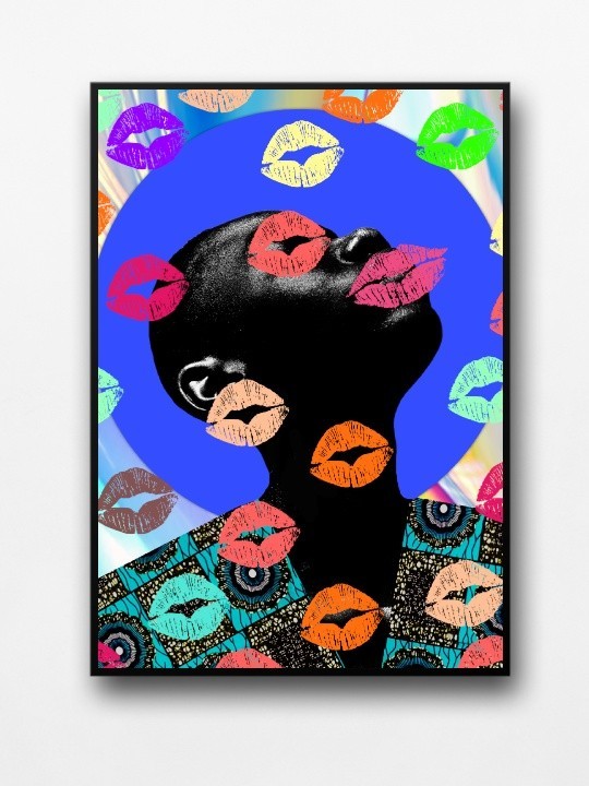 Affiche encadrée - Afro Lolaura Affiche encadrée - Afro Lolaura-Accueil-OUESO