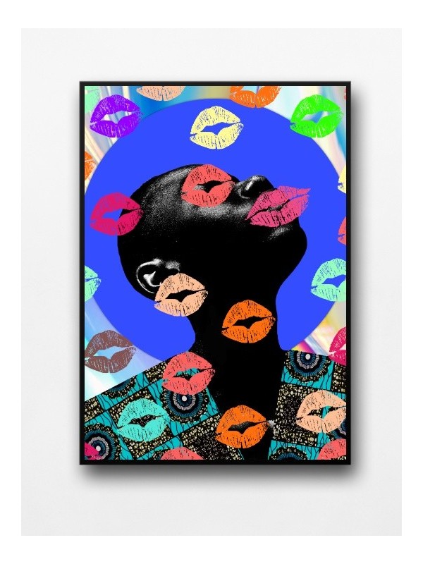 Affiche encadrée - Afro Lolaura Affiche encadrée - Afro Lolaura