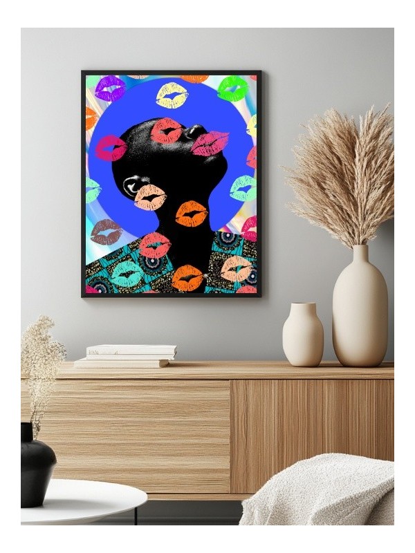 Affiche encadrée - Afro Lolaura Affiche encadrée - Afro Lolaura