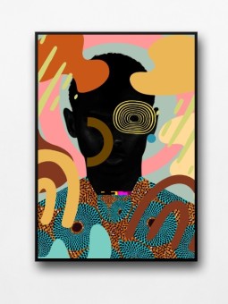 Framed poster - Ekaara Flux (Wax pop art)