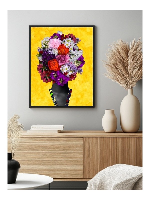 Framed poster - Isula (Wax pop art)