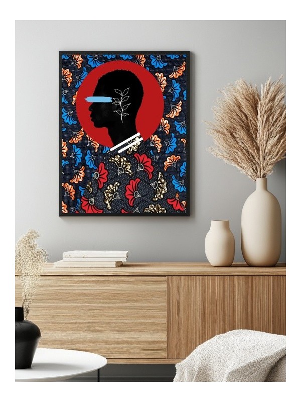 Affiche encadrée - Omeko (Wax pop art)