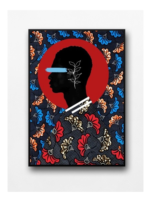 Affiche encadrée - Omeko (Wax pop art)