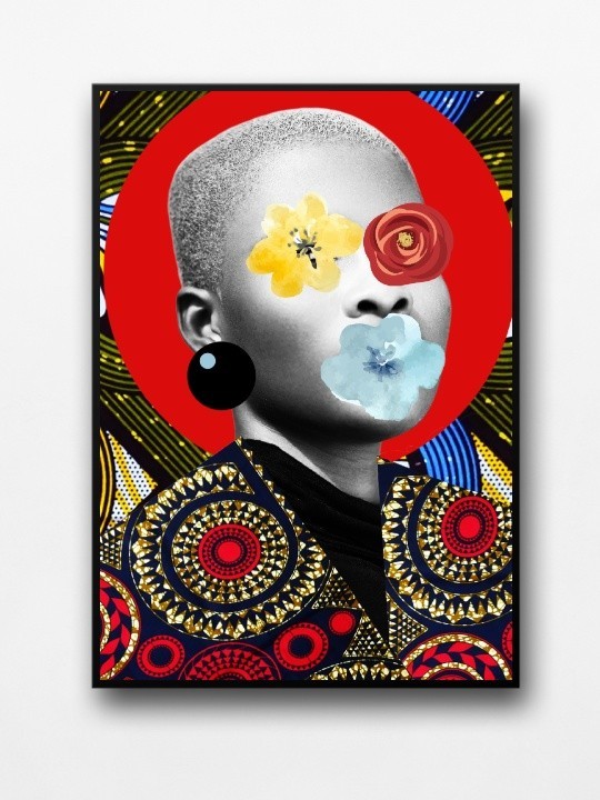 Framed poster - Uburu (Wax pop art)-Accueil-OUESO