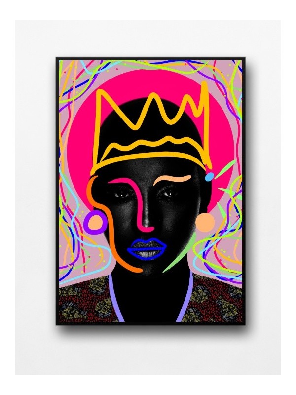 Framed poster - Afro Zyrithia