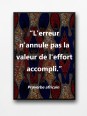 Framed poster - L'erreur - Accueil | Oueso - Contemporary Afro Art