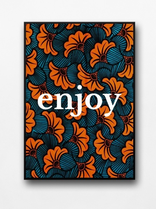 Framed poster - WAX enjoy-Accueil-OUESO