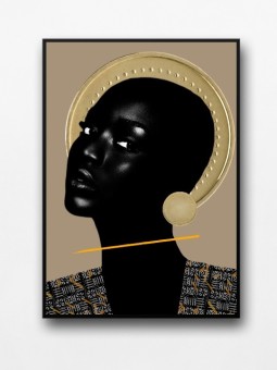 Affiche encadrée - Afro Sahelius