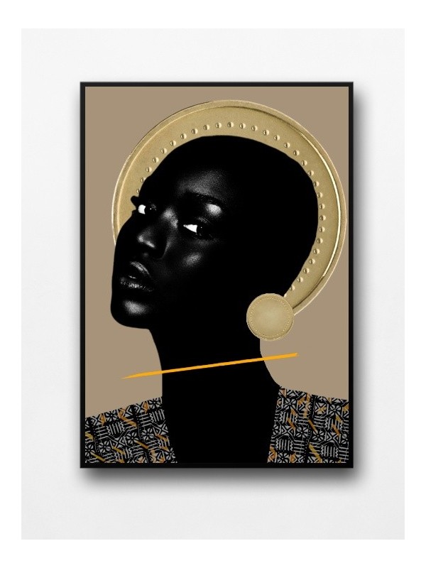 Framed poster - Afro Sahelius