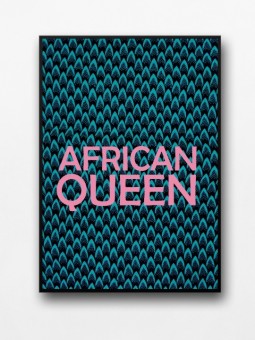 Affiche encadrée - African Queen wax