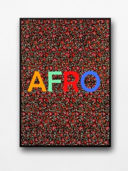 Affiche encadrée - Afro wax