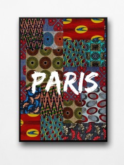 Framed poster - Paris wax