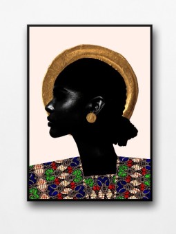 Framed poster - Afro Ziyanda - Accueil | Oueso - Contemporary Afro Art