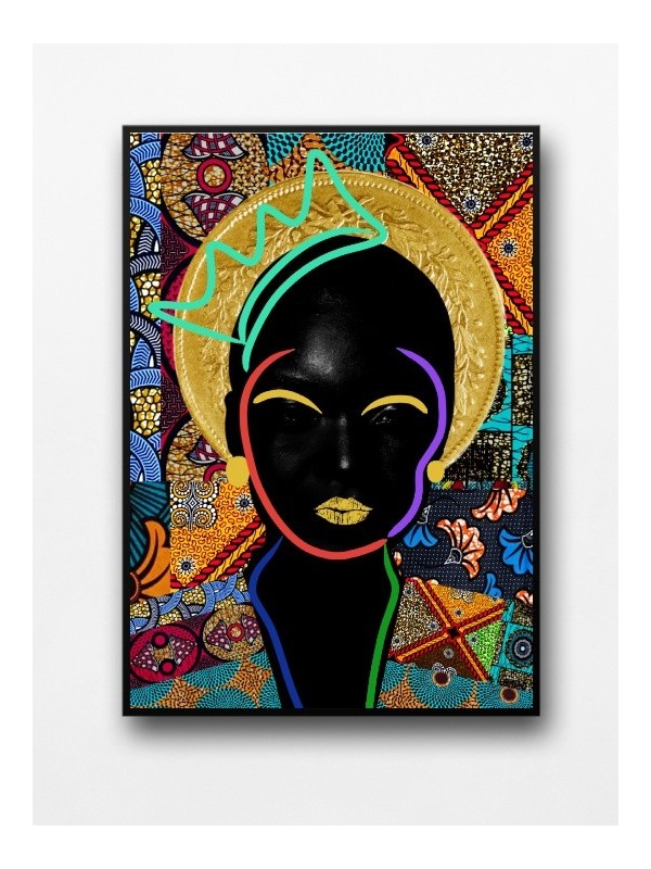 Framed poster - Ulyr (Wax pop art) - Accueil | Oueso - Contemporary...