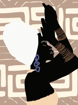 Affiche - Afro Ombre Sacrée