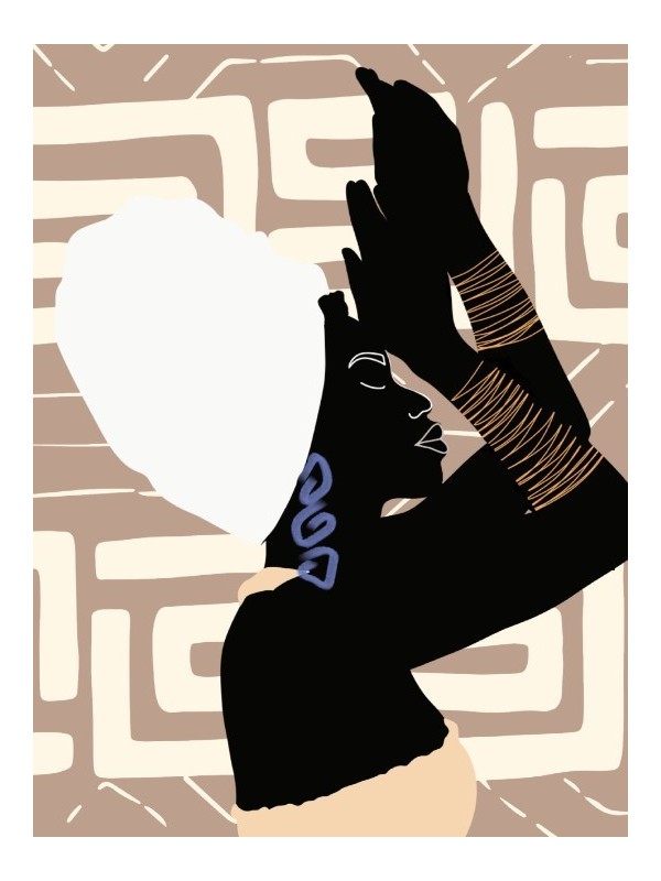 Affiche - Afro Ombre Sacrée Affiche - Afro Ombre Sacrée