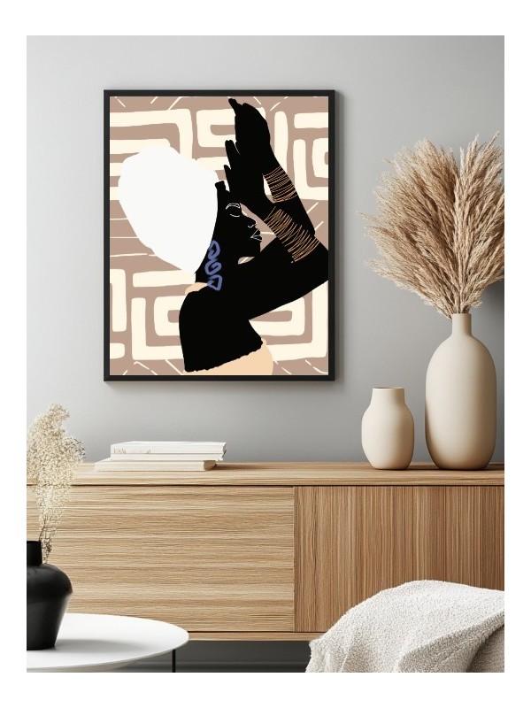 Affiche - Afro Ombre Sacrée Affiche - Afro Ombre Sacrée