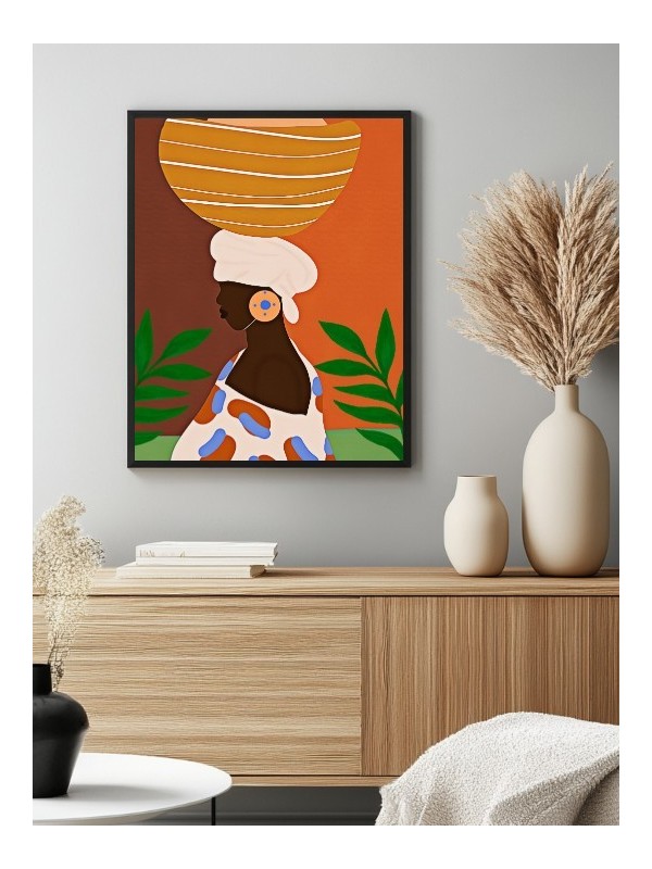 Poster - Afro femme