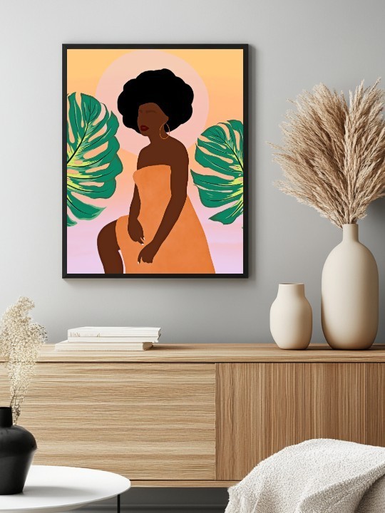 Affiche - Afro Luby - Affiches | Oueso - Art Afro Contemporain Affiche - Afro Luby-Affiches-OUESO