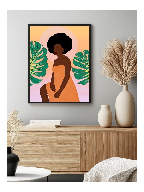 Affiche - Afro Luby - Affiches | Oueso - Art Afro Contemporain Affiche - Afro Luby - Affiches | Oueso - Art Afro Contemporain