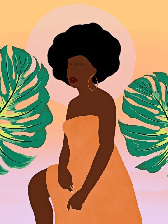 Affiche - Afro Luby - Affiches | Oueso - Art Afro Contemporain Affiche - Afro Luby-Affiches-OUESO