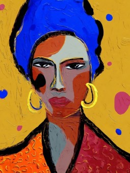 Affiche - Nina - Accueil | Oueso - Art Afro Contemporain