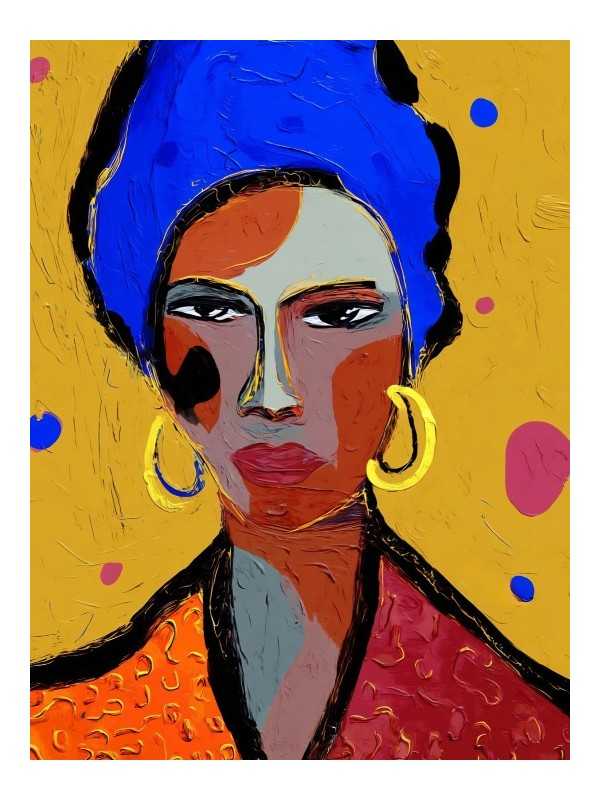 Affiche - Nina - Accueil | Oueso - Art Afro Contemporain