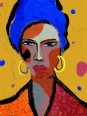 Affiche - Nina - Accueil | Oueso - Art Afro Contemporain