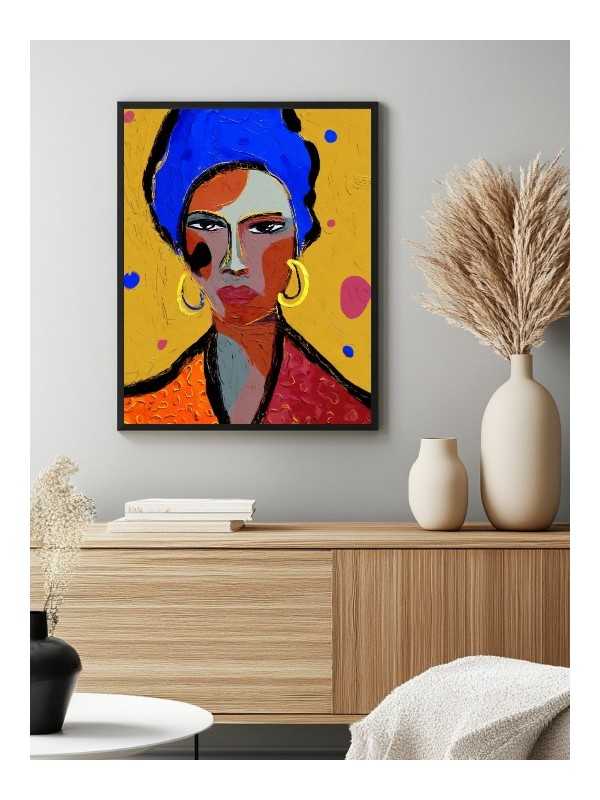 Affiche - Nina - Accueil | Oueso - Art Afro Contemporain