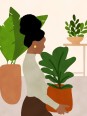 Affiche - Afro plante