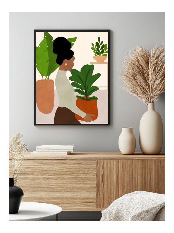 Poster - Afro plante