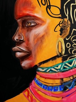 Affiche - Mochi - Accueil | Oueso - Art Afro Contemporain
